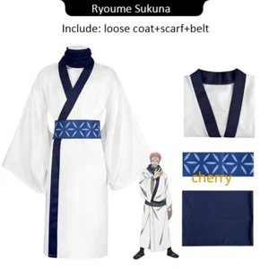 Jujutsu Kaisen Ryoume Sukuna Cosplay Kostüm Kimono Halloween Outfit Anzug Geschenk - Bild 1 von 12