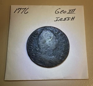 ☆ MAGIC DATE ☆ 1776 King Geo III Colonial Coin ☆ TOTALLY ORIGINAL ☆ - Picture 1 of 4