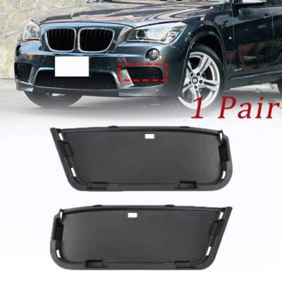 Par de faros antiniebla marco parachoques interior delantero juego de inserciones para BMW X1 E84 2013-2015 Foto 1 de 4
