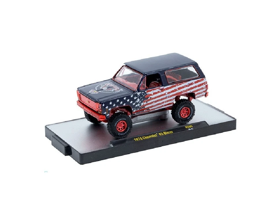 chase! M2 Machines 1:64 1974 Chevrolet K5 Blazer “Iron Eagle” Model 31500-HS60 - Image 1 of 1
