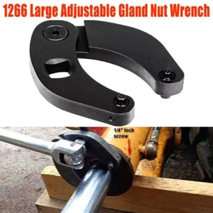 1266 Adjustable Gland Nut Wrench For Case 480E/580/580D/580SE/580 ck/180 Backhoe - Foto 1 di 13