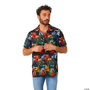 Mens Beetlejuice Hawaiian Shirt Md - Picture 1 of 1
