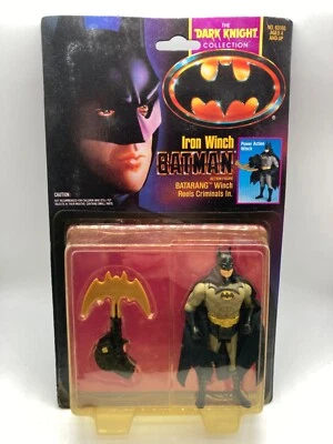 Vintage Batman Iron Winch Figure Dark Knight Collection Kenner Toys 1990 MOC - Image 1 of 4