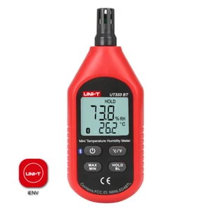 Temperature Humidity Meter -10-60C 14-140F 0-99%RH Bluetooth IOS Android App - Picture 1 of 1
