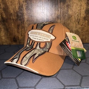 Sombrero John Deere K-Products camuflaje y óxido/marrón camionero gorra ajustable camuflaje! - Imagen 1 de 6