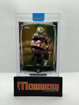 2014 Brandin Cooks Topps Chrome ROOKIE RC NOVATO IP AUTÓGRAFO AUTOMÁTICO PROVA JSA - Imagem 1 de 3