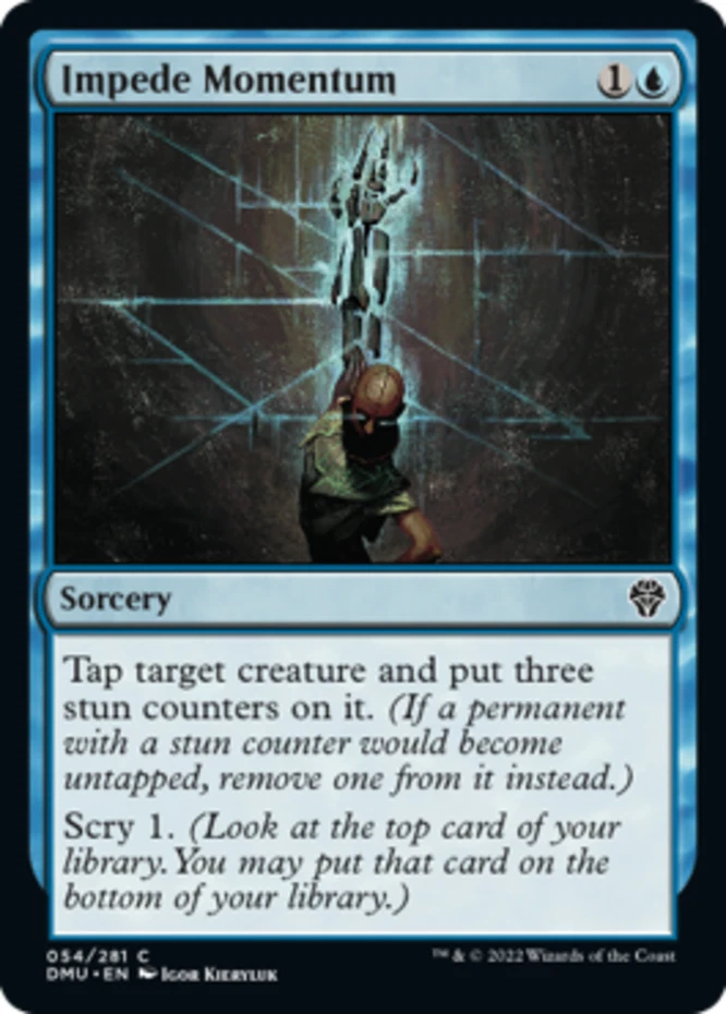 x4 Impede Momentum C MTG Dominaria United M/NM, English - Image 1 of 1