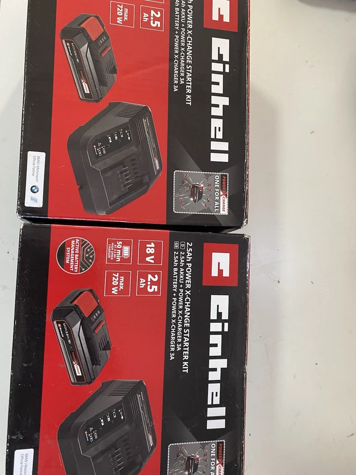 Einhell Ladegerät 18V mit 2 Akkus (2,0Ah und 3,0Ah) - Bild 1 von 4