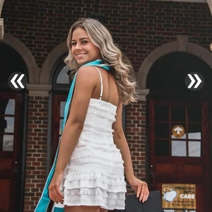 Mini Vestido Princesa Polly Blanco Molina Talla 6 - Imagen 1 de 10