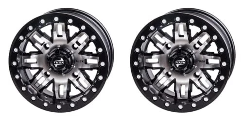(Paquete de 2) Rueda 4/110 Tusk Teton Beadlock para Yamaha Wolverine X2 2019-2020 Foto 1 de 4
