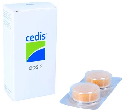 EGGER LABORTECHNIK GMBH CEDIS - 4 Stk. original Cedis Trockenkapseln mit Farbindikator - Cedis-Nr. 87300