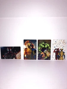 Fantasy Metall Kunstdruck - Cooles Geschenk für Sammler 4 Drucke 3 3/8" x 2 3/16" - Bild 1 von 10