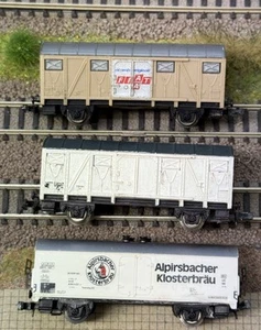 Lima Spur N Gedeckter Güterwagen Bierwagen 3 Stück Set - Bild 1 von 3