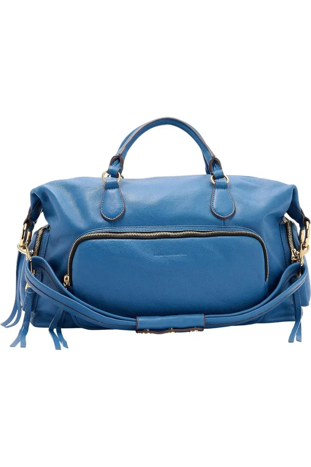 Bolsa de viaje Aimee Kestenberg Leather Away We Go azul elemental Foto 1 de 1