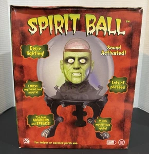 2005 Genmy 9” Spirit Ball Head Animated Talking Frankenstein Monster Works - Picture 1 of 9
