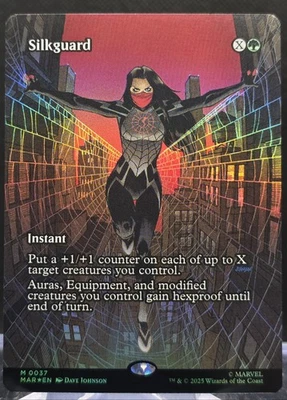 Silkguard #37 Marvel's Spider-Man Borderless Foil Mythic - Image 1 of 2