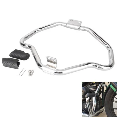 Highway Crash Bar Kit Engine Guard For Harley Sportster XL883 1200 04-16 Chrome - Image 1 of 4