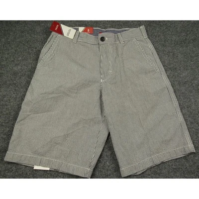 Pantalones Cortos Izod Para Hombre 30 10.5 Azul Blanco Rayas Seersucker Chino Preppy Sandy Bay Foto 1 de 4