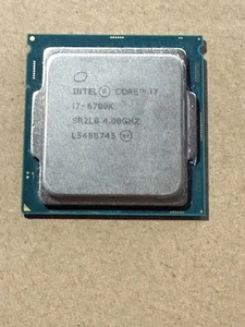 Intel Core i7-6700K @ 4.00GHz (max 4.20GHz) 91W 4-Core Processor LGA1151 SR2L0 - Picture 1 of 2