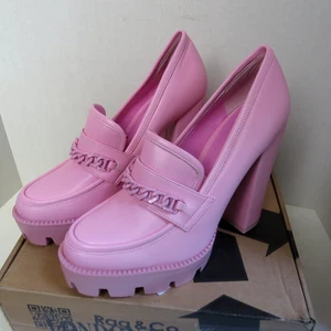 Tacón Plataforma Rag & Co Corrine Rosa EE. UU. Talla 7 Caja Original - Imagen 1 de 11