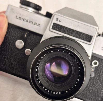 Lente Leica Summicron-R 50 mm f/2 con cuerpo Leicaflex SL Foto 1 de 4