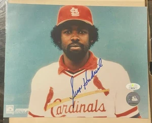 HANDSIGNIERTES GEORGE HENDRICK 8X10 St Louis Cardinals SIGNIERTES Foto mit Echtheitszertifikat jsa - Bild 1 von 3