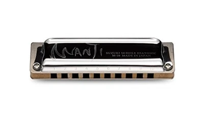 SUZUKI MANJI M20 C 10-Hole Harmonica with Tracking# New from Japan - Image 1 of 4