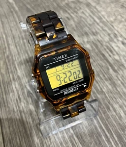 Used TIMEX x BEAMS Classics Digital Tortoise Shell Digital Quartz TW2U79700 - Picture 1 of 6