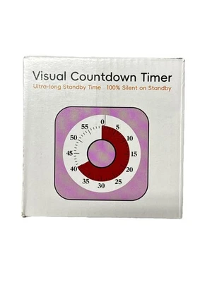 Rainbow Visual Countdown Timer 60-Minute Ultra Long Standby Time (Purple) - Image 1 of 4