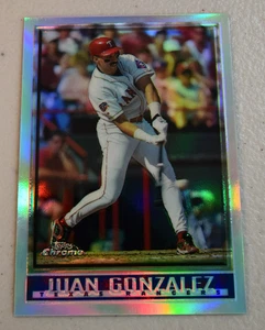 1998 Topps Chrome Refractor Juan Gonzalez #30 - Picture 1 of 2