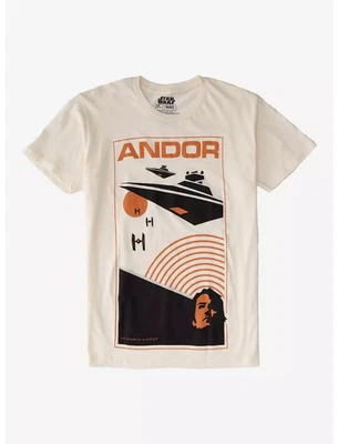 Camiseta Star Wars Para Hombre Andor Star Destroyer Marfil Noticias S, XL, 2XL, 3XL Foto 1 de 4
