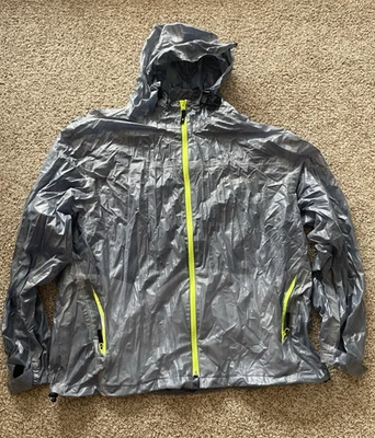 Chaqueta de Lluvia Frogg Toggs Para Hombre XL/XXL Azul Ligera Con Capucha Dri2Pore con Bolsa Foto 1 de 4