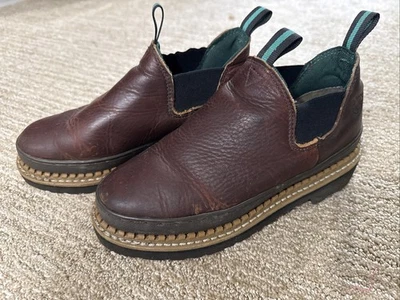 Zapatos de trabajo Georgia Boot para mujer Giant Romeo punta suave, marrón empapado GR362 talla 7 Foto 1 de 4