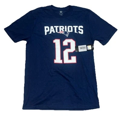 Camiseta Tom Brady New England Patriots Youth (14/16) Grande-Nova Com Etiqueta - Imagem 1 de 4