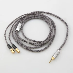 Silver Plated Replacement Cable For HiFiMan HE400 HE5 HE6 HE300 HE4 HE500 HE6 - Picture 1 of 38