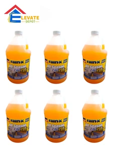 Lot of 6 Rain-X All Season De-Icer Windshield Washer Fluid 1 Gallon - Picture 1 of 5