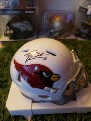 Jake Plummer Signed Cardinals Riddell Speed Mini Helmet w/Snake - (SCHWARTZ COA) - Image 1 of 2