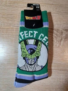 Dragon Ball Z Perfect Cell Crew Socks NEW /W Tags 8-12 Bioworld - Picture 1 of 5