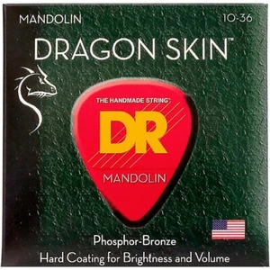 DR Strings Dragon Skin Clear Coated Mandolin Strings (10-14-24-36) - Picture 1 of 3