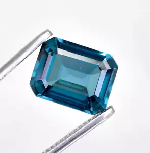 Piedra preciosa suelta esmeralda turmalina azul verde indicolita natural de 5,50 quilates 11,3X8 mm - Imagen 1 de 6