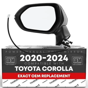 Außenspiegel Fahrerseite Ersatz - Kompatibel mit 2020-2024 Toyota Corolla Sed... - Bild 1 von 7