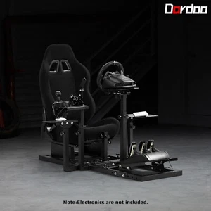 Dardoo Flight Simulator Cockpit with Black Seat Fit HOTAS Warthog T150 Xbox X56 - Picture 1 of 6