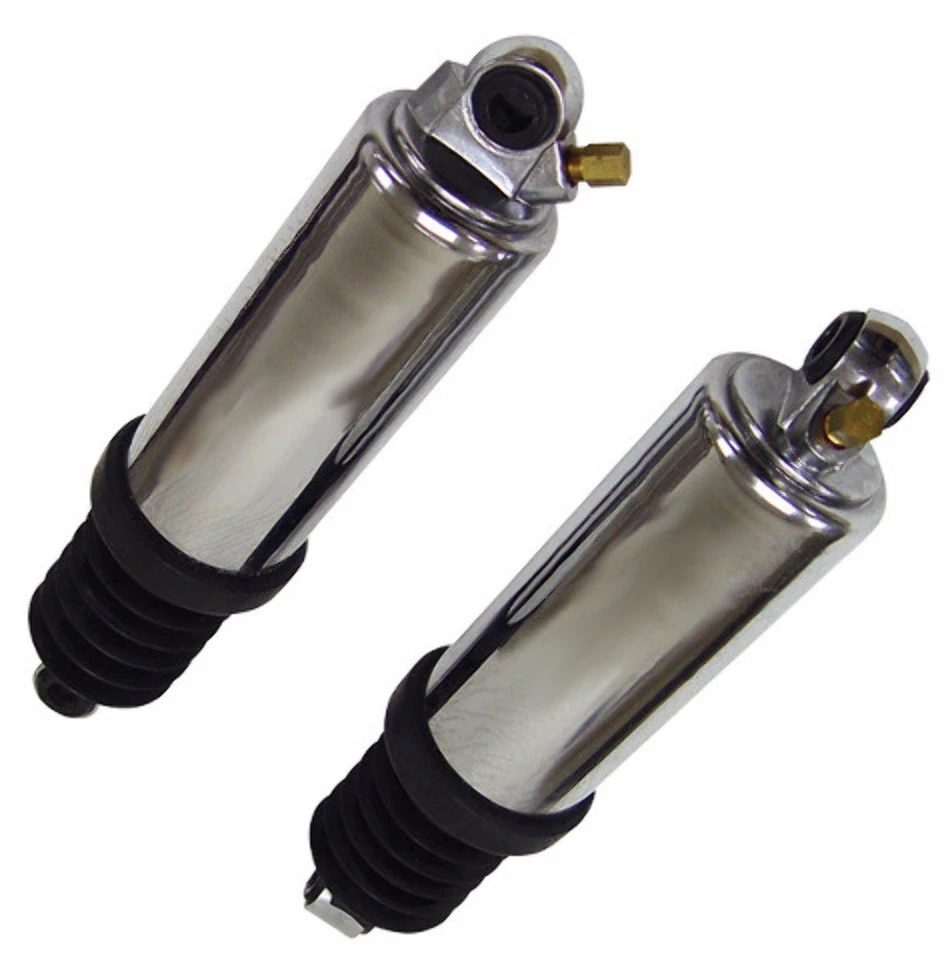 AMORTIGUADORES DE AIRE REDUCTORES ELECTRO GLIDE CROMADOS DE ALTA RESISTENCIA HARLEY ROAD GLIDE 1980-2017 Foto 1 de 2