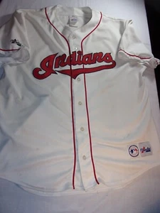 MAJESTIC GENUINE MERCHANDISE CLEVELAND INDIANS JERSEY SIZE LARGE SV 11 - Picture 1 of 10