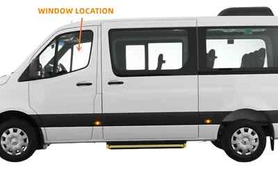 Se adapta a Mercedes Benz Sprinter 2019-2024 conductor lado izquierdo puerta delantera ventana vidrio Foto 1 de 3