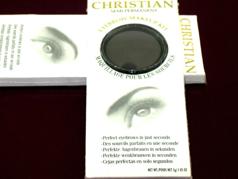 Christian Semi Permanent Augenbrauen Make-up Set AUGENBRAUENSCHATTEN Anthrazit - Bild 1 von 3