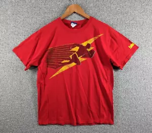 THE FLASH Official Justice League Retro DC Comics Red Men's T-shirt Tee - L - Picture 1 of 12