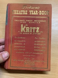 1948 "DOBSON'S THEATRE YEAR BOOK 1948/1949" HARDBACK BOOK (P4) - Picture 1 of 18