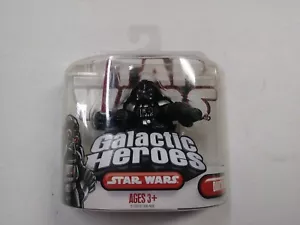 NUEVO SIN USAR MOC Sellado Star Wars HÉROES GALÁCTICOS Darth Vader LOGOTIPO BLANCO Figura de Acción - Imagen 1 de 3