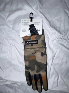 NEW Burton Kids' Touch N Go Liner Gloves Size M Camo F233 - Picture 1 of 6